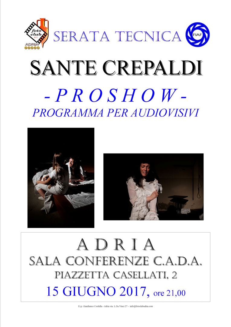 Serata tecnica: Sante Crepaldi