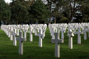 Cimitero amaricano in Normandia